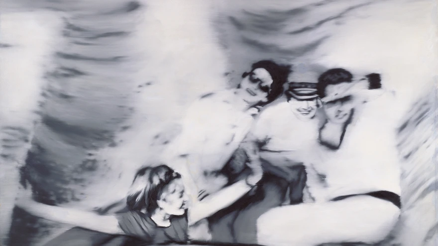 Gerhard Richter (1932). Mootorpaat (1. versioon) (79a). 1965. Õli, lõuend. 