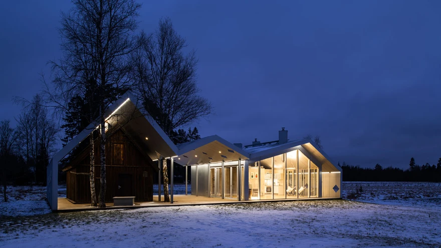 Efektne valguslahendus on sauna arhitektuuri oluline osa. 