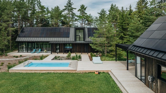 Moodne talu Vihterpalus, 244,9 m2. Arhitektuur: Kadarik Tüür Arhitektid