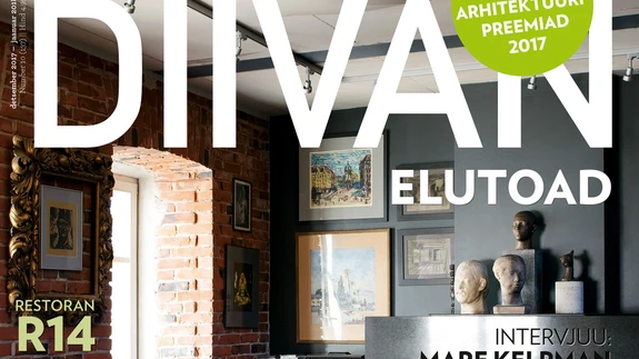 Värske Diivani number on täis kunstist ja värvidest tulvil interjööre. 