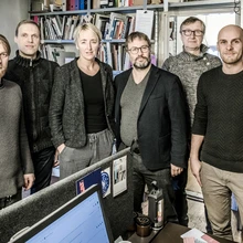 Vasakult: Janno Nõu, Kaspar Torn, Edina Dufala-Pärn, Martin Pärn, Sven Sõrmus, Pent Talvet.