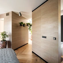 Magamis- ja vannituba võib jagada mõtteliselt mitmeks alaks: rõivistu, puhke- ja märgruum eraldi vanni ning dušiga.