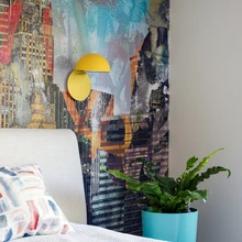 Tütre tuba ilmestab rõõmsavärviline fototapeet Mr Perswall Graffiti City.