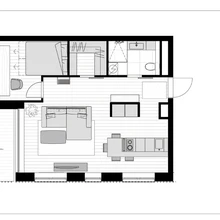 Korteri plaan pärast renoveerimist