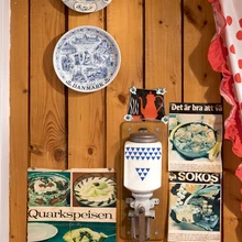 Retseptide väljalõiked köögi seinal on suvila algusaegadest!